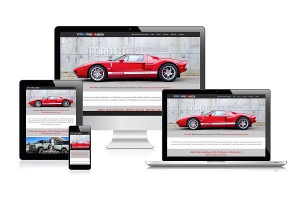 Crossover Car Conversions website design