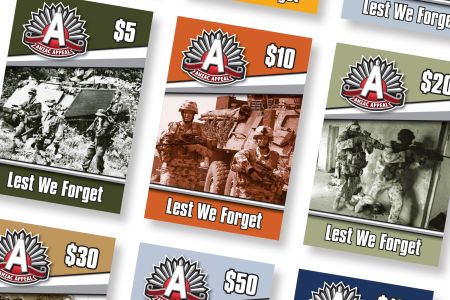 ANZAC Day Badge Card Designs