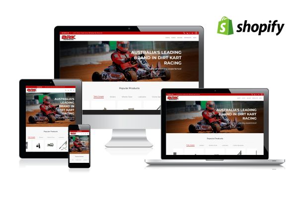 BRK Karts Shopify online store design